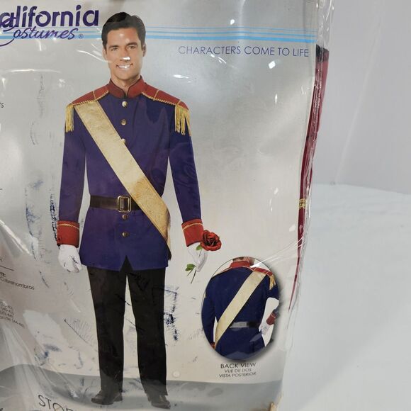 California Costumes Men's Storybook Prince Costume Blue/Red Size L - Picture 3 of 6